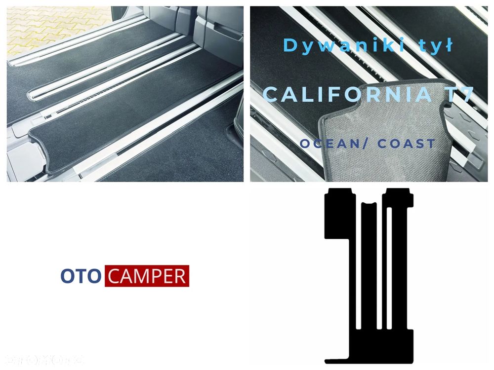 Dywany welurowe tył VW California Ocean Coast T7 - 18
