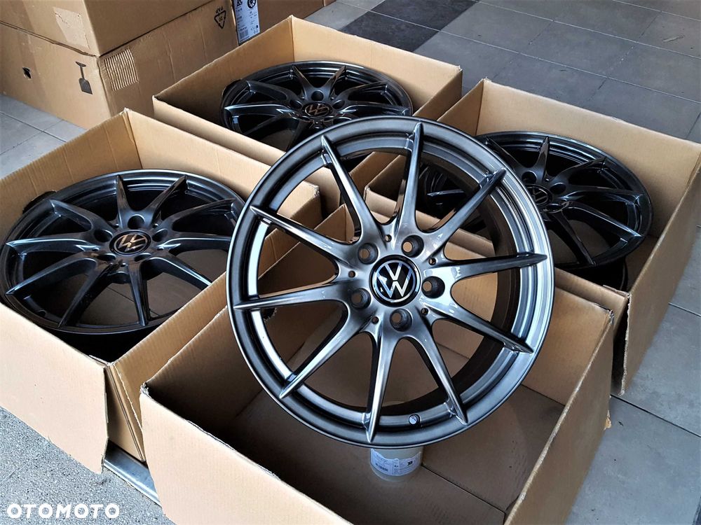 Alufelgi 17 5x112 VW Golf Passat Tiguan Jetta Touran Caddy T-Roc 252# - 3