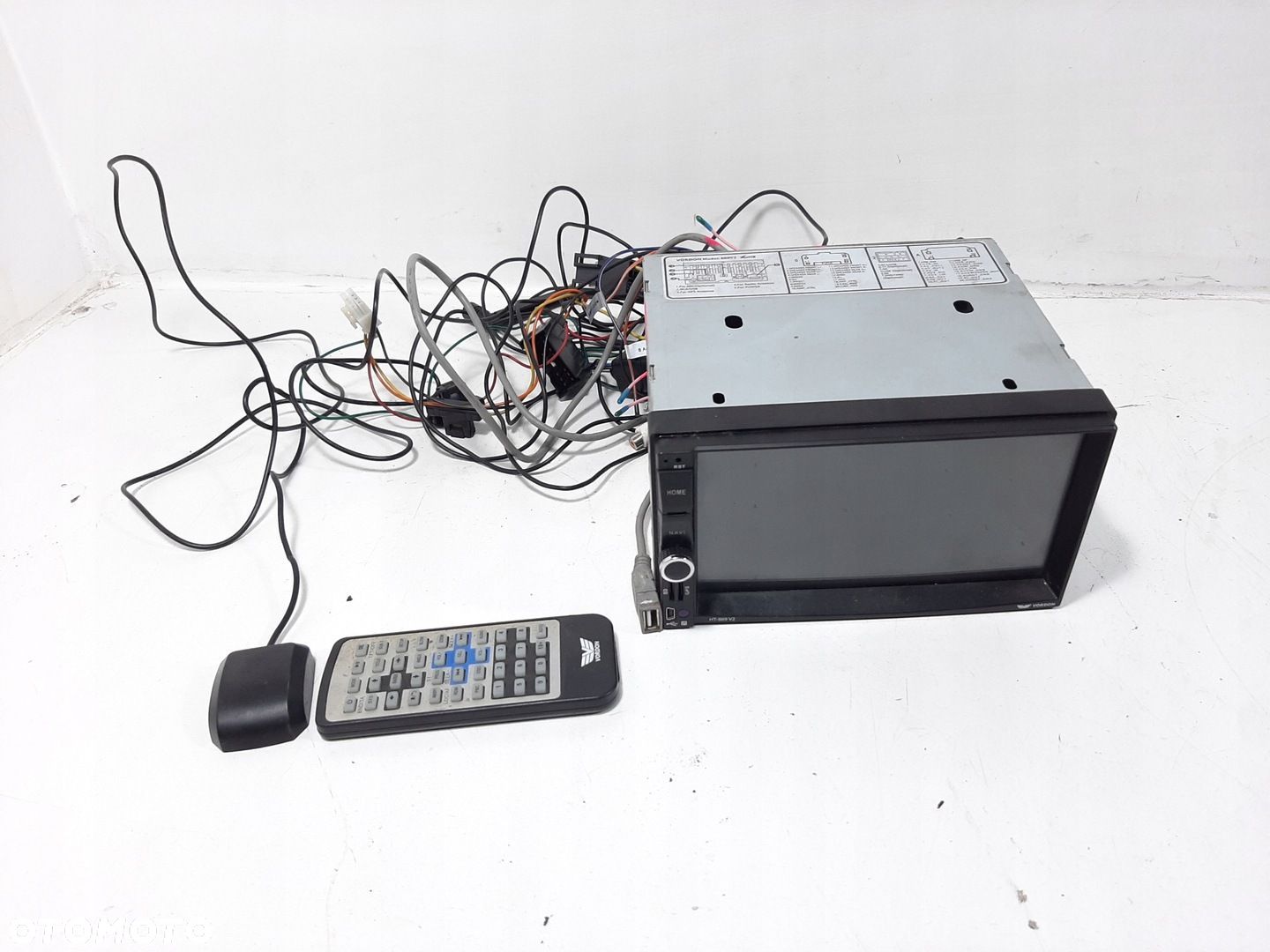 RADIO NAWIGACJA Z MIKROFONEM 2 DIN ANTENA GPS PILOT VORDON 869V2 - 1
