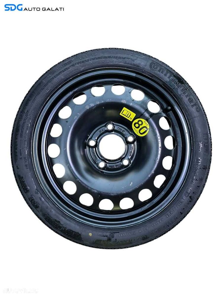 Roata Janta Rezerva Slim T115 70 16 R16 5x110 Opel Astra J 2009 - 2016 Cod 13267272 2160141 [G0041] - 1