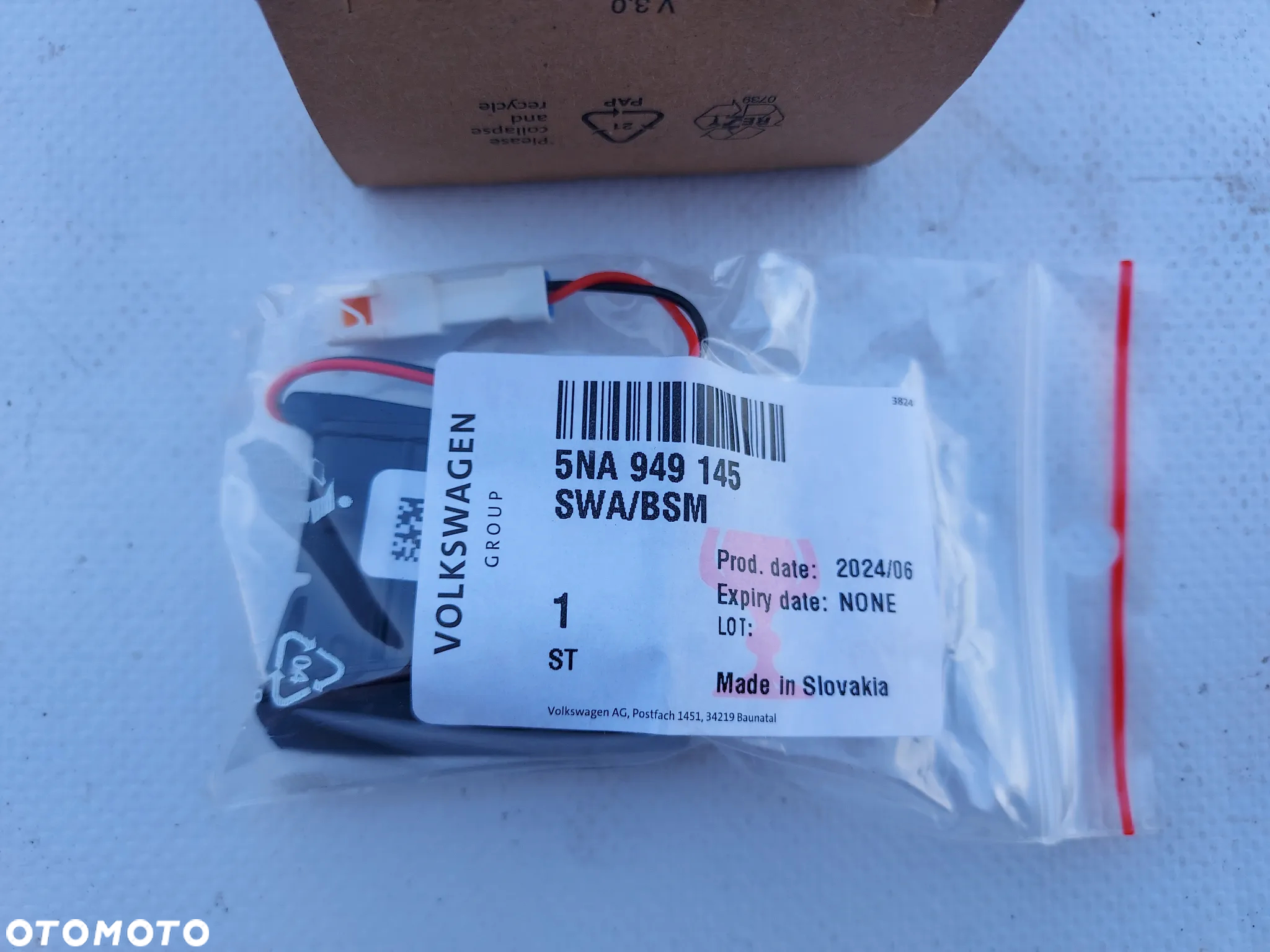 Asystent zmiany pasa L Tiguan 2015- 5NA949145 - 2
