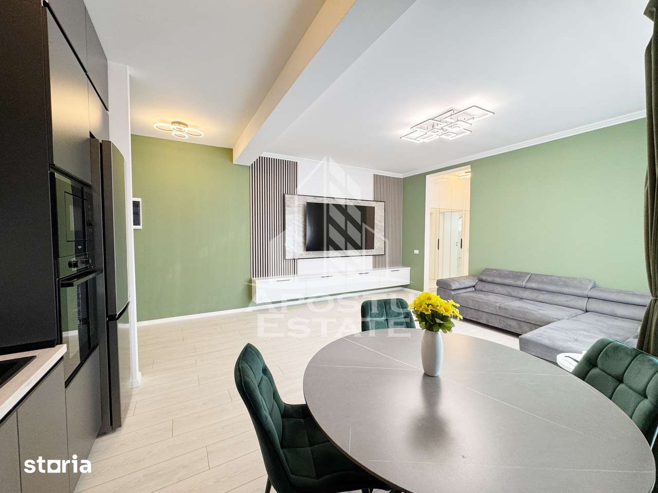 Apartament 2 camere de vanzare 54 mp utili, balcon, Giroc — fotografia 1