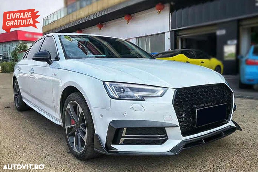 Grile Laterale Audi A4 B9 Sedan Avant (2016-2018) S-Line Silver Edition- livrare gratuita - 5