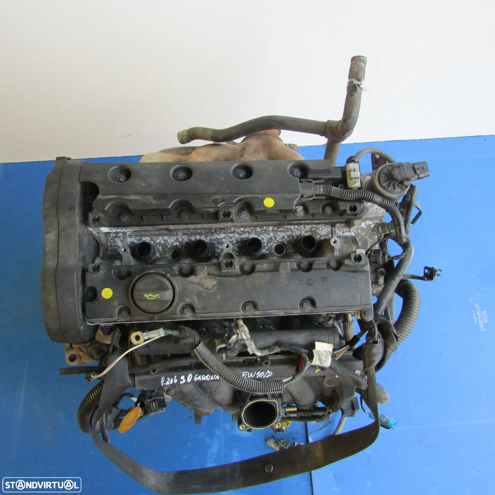 Motor Peugeot 206 2.0 Gasolina com Referência EW10/D - 2