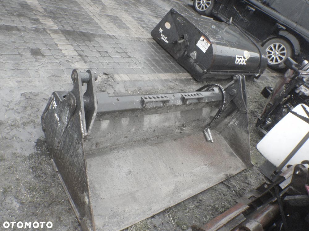 Łyżka hydrauliczna szczęka krokodyl szufla spych oryginał bobcat 4w1 volvo jcb cat deutz jak NOWA nie powybijana - 13