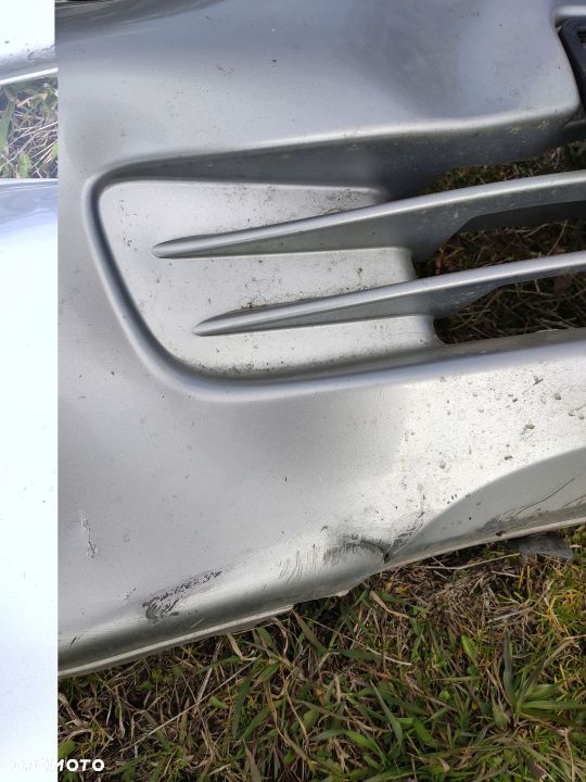 ZDERZAK PRZÓD PRZEDNI NISSAN MICRA K12 62090AX600 BIAŁY CZERWONY SREBRNY - 4