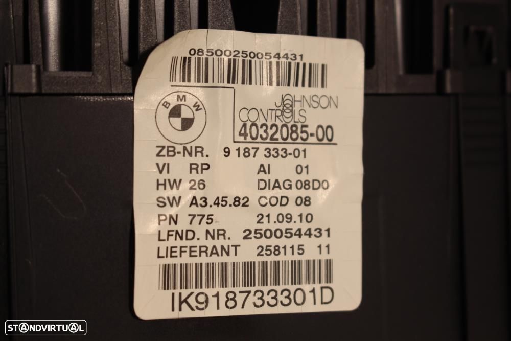 Quadrante Bmw 1 Coupé (E82)  62109187333 / 9187333 / 403208500 - 8