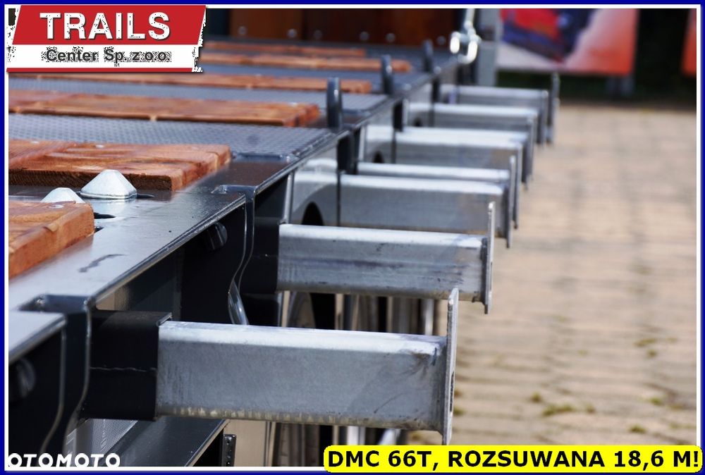 Inny Niska podłoga 4-osie, rozciągana dł. 18,60 m,  własne PTO, NAJAZDY HYDRAULICZNE. !!! - 27