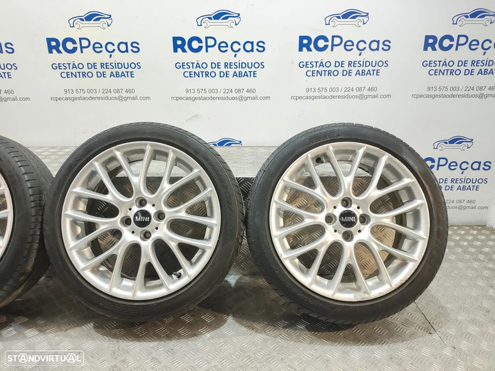 Conjunto jantes Originais 17 Cross Spoke Challenge Mini Cooper R56 John Cooper Works 7J ET48 4x100 - 4