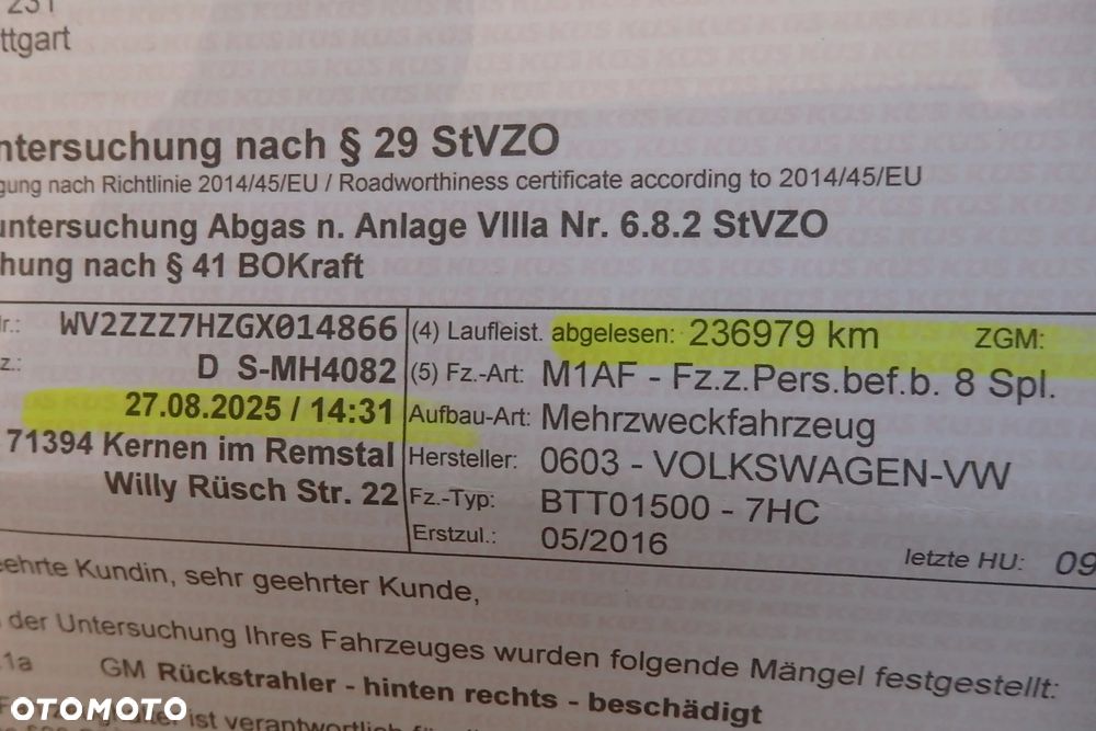 Volkswagen Transporter Kurz EU6 Plus Trendline - 8