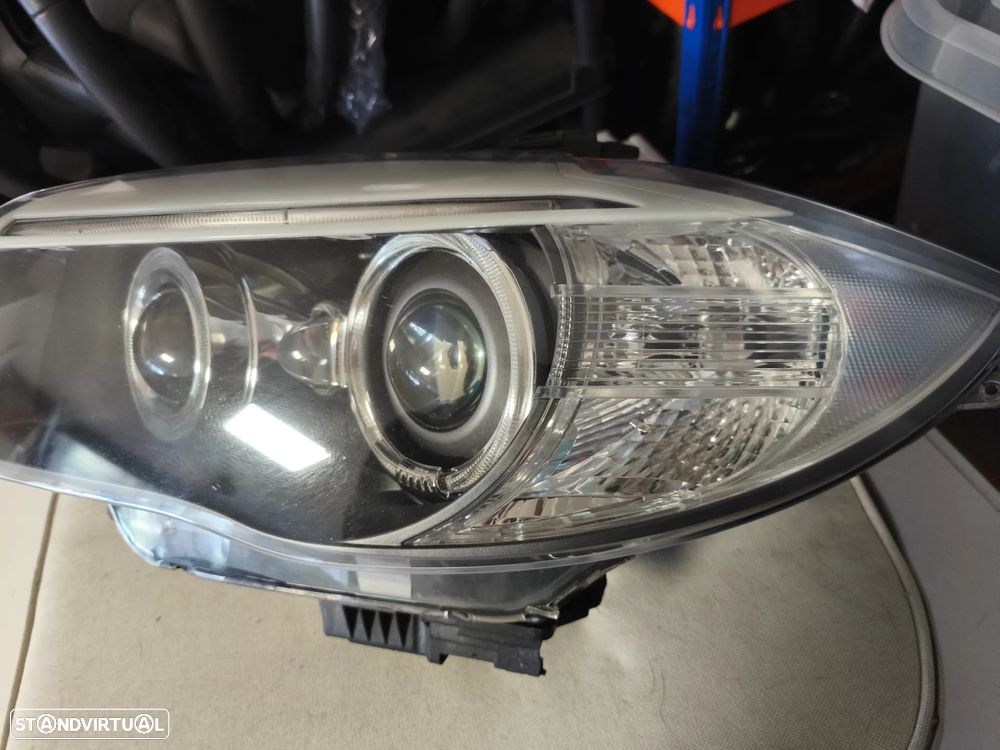 Farol esquerdo bi-xenon Led BMW serie 1 E87 E82 M1 - 2