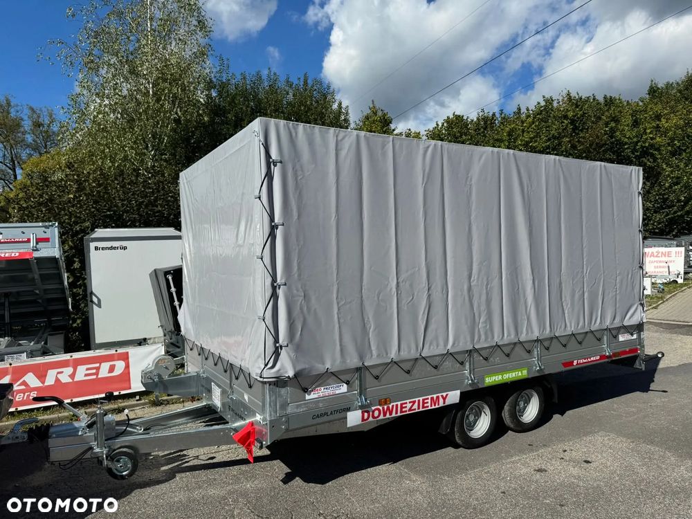 TEMARED CARPLATFORM 4021/2 2,7T stelaż+plandeka 406x211x178 - 12