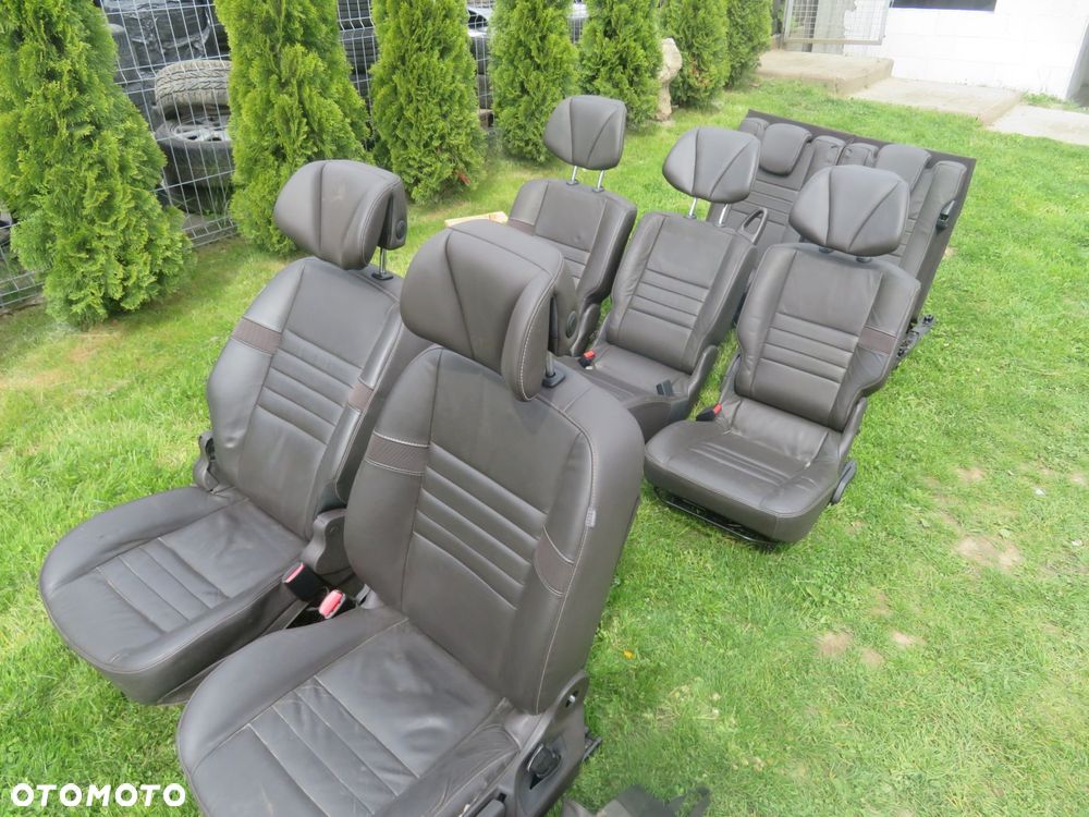 FOTELE FOTEL PRZEDNI LEWY PRAWY KANAPA WNĘTRZE SCENIC GRAND III PH1 SKÓRA GRZANE RENAULT 2009-2013 - 2