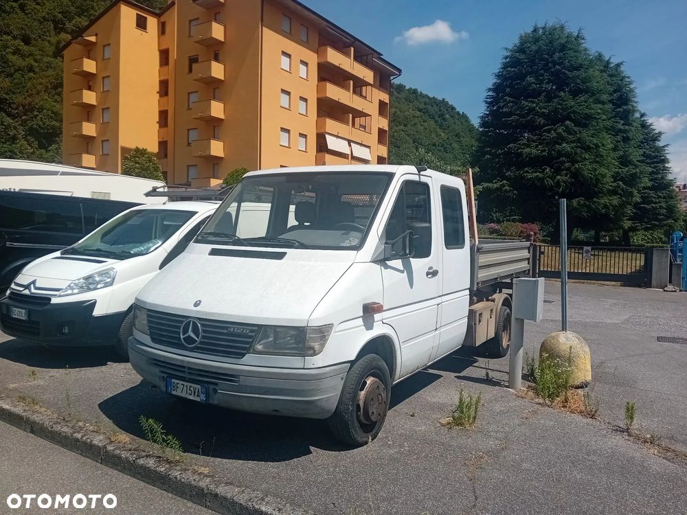 Mercedes-Benz Sprinter 412 D Doka/Dubel Kabina Wywrotka/Kiper 3-Stronny ! Bez Korozji  ! Z Włoch  ! - 1