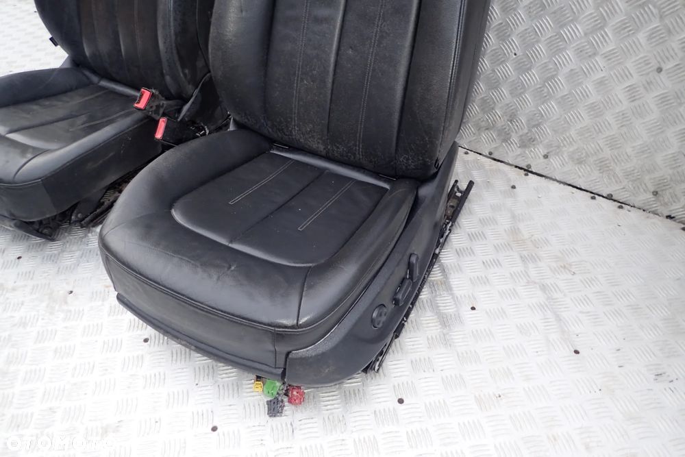 FOTELE SIEDZENIA KOMPLET PRZÓD TYŁ SKÓRA AUDI A6 C7 COMBI - 11