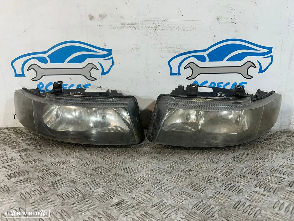 .Conjunto Farol Otica Frente Frontal Direita Esquerda Original Seat Leon 1M 1999 a 2006 - 2