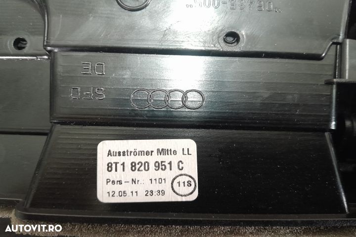 Grila ventilatie bord centru 8T1820951C 8T1820951C Audi A4 B8/8K [200 - 4