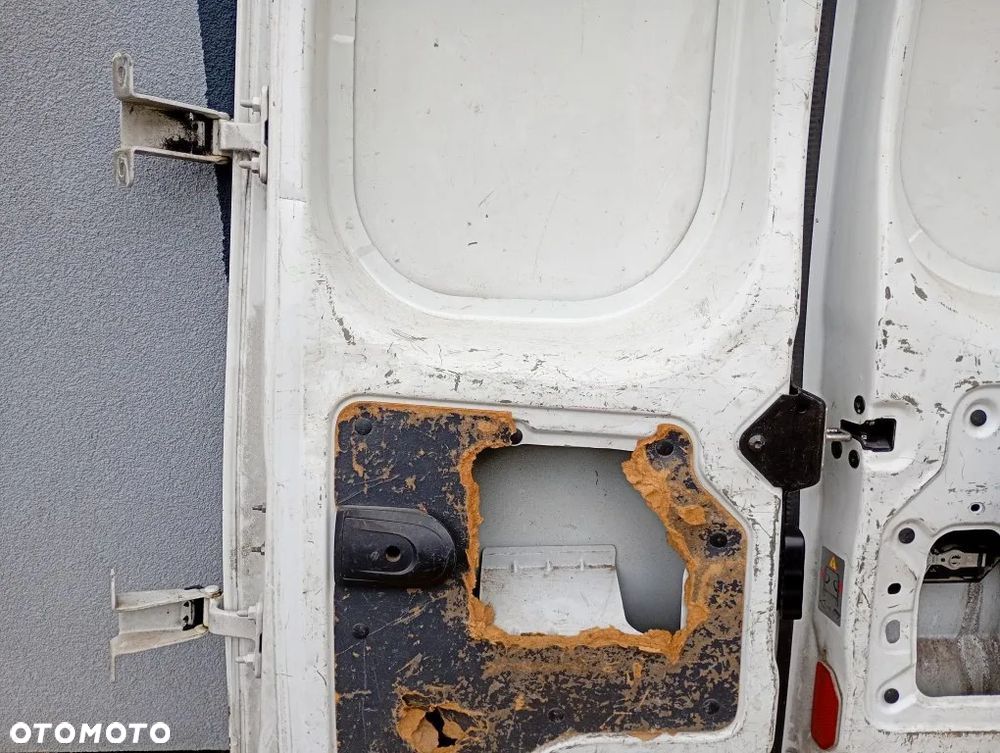 drzwi tylne prawe tył kompletne renault kangoo ii iii 2008-2021 białe - 7