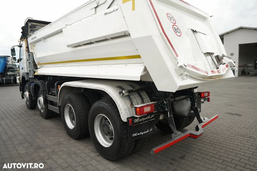 Volvo FMX 460 / 8x4 / BASCULATOR SPATE / CLAPETĂ HIDRAULICĂ / I-SHIFT / PERDĂ ELECTRICĂ / EURO 6 / - 20