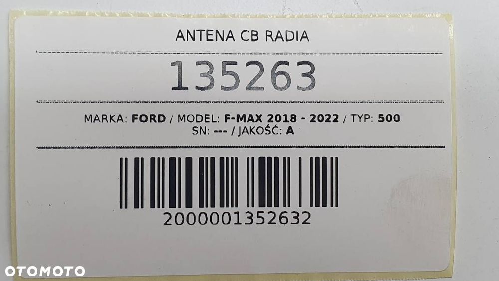 ANTENA CB RADIA FORD F-MAX 500 - 5