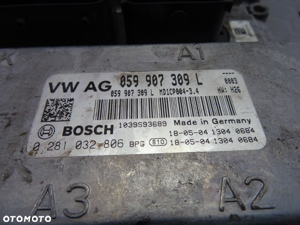 059907309L sterownik komputer silnika 3.0 TDI DDV Audi A6 C8 4K czesci - 2