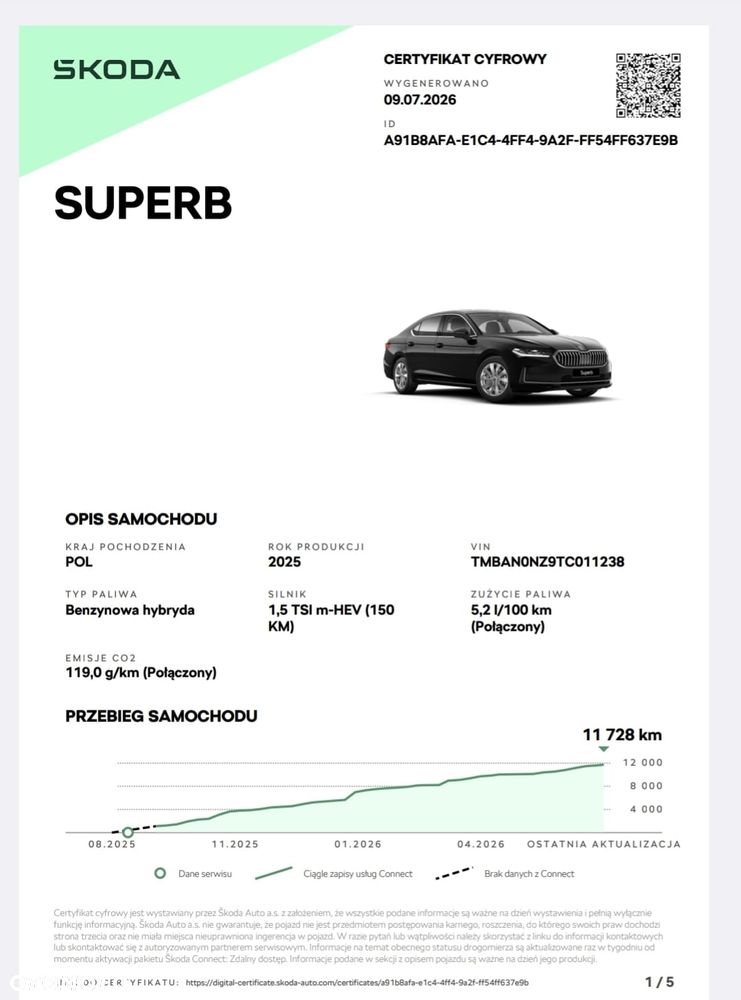 Skoda Superb 1.5 TSI mHEV Edition 130 DSG - 16