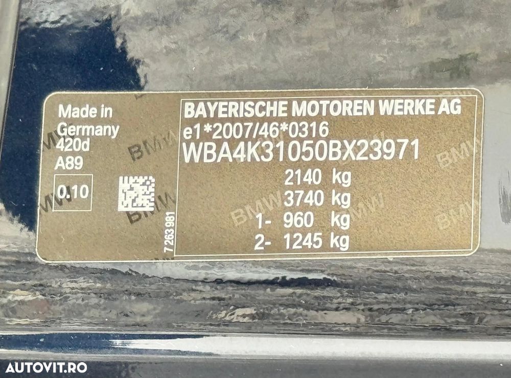 BMW Seria 4 420d Aut. Sport Line - 22