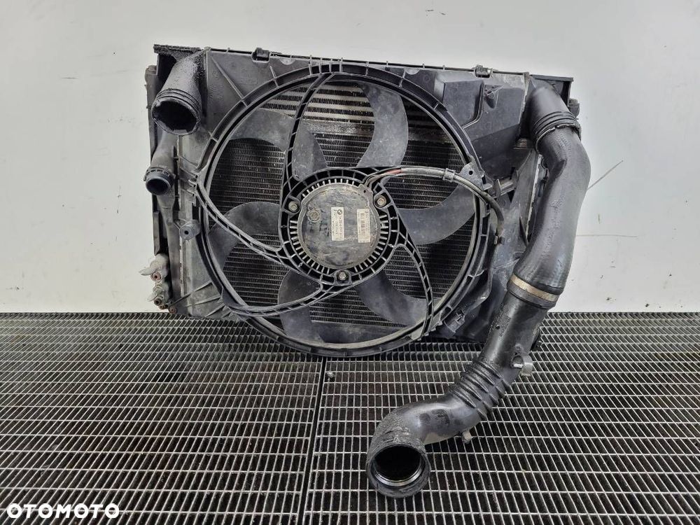 CHŁODNICA WODY KLIMATYZACJI INTERCOOLER WENTYLATOR BMW 3 E90 E91 2.0 D - 1