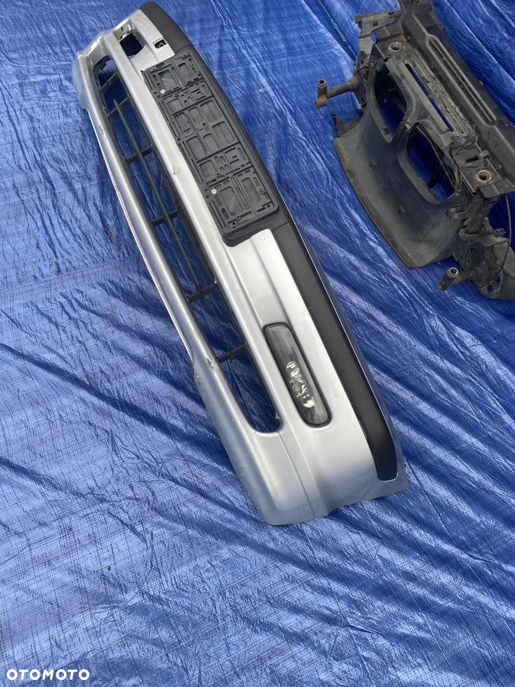 KOMLETNY PAS PRZEDNI ZDERZAK BMW e46 SREBRNY ORYGINAŁ - 2