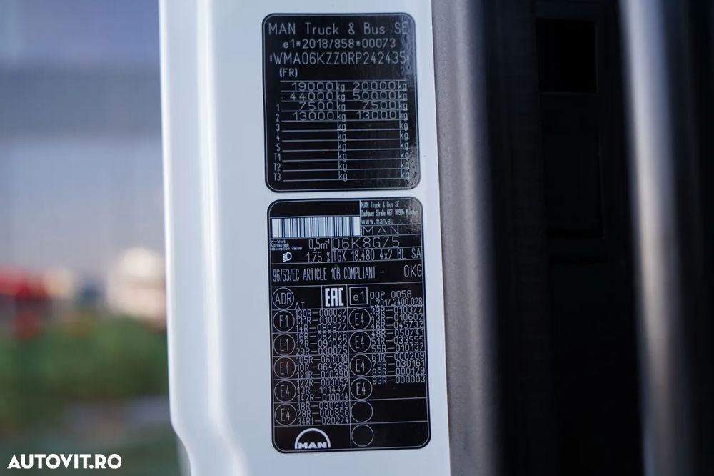 MAN TGX 18.480 / GM / RETARDER / I-PARK COOL / NAVI - 37
