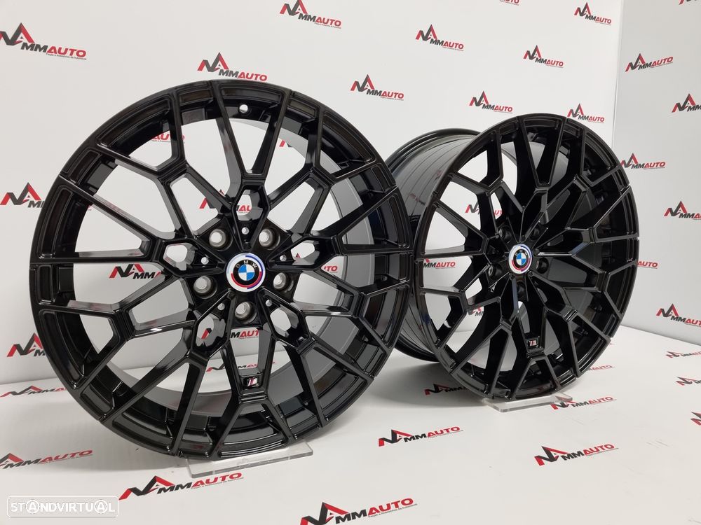 Jantes Look BMW M4 CSL 827M Preto Brilho 19 - 2
