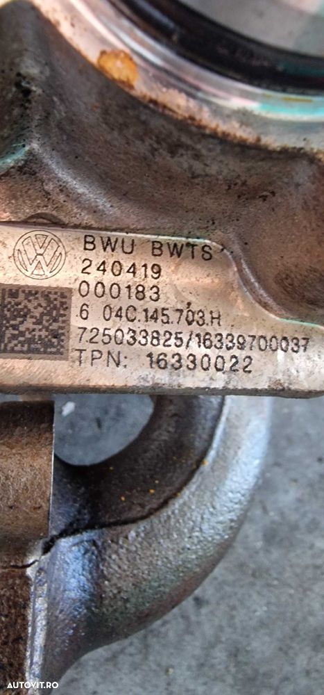Turbo Vw Polo 1.0TSI DKR Ibiza T-Roc T-Cross Fabia 3 04C145703H - 3