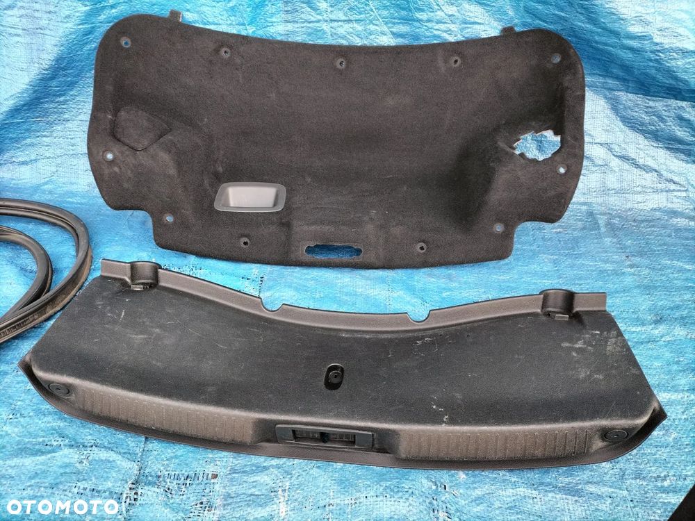 TAPICERKA BAGAŻNIKA KOMPLET PODŁOGA DYWAN WYKŁADZINA BOCZKI BOCZEK LEWY PRAWY OSŁONA PASA TYLNEGO KLAPY USZCZELKA RENAULT LAGUNA III 3 COUPE GT - 5