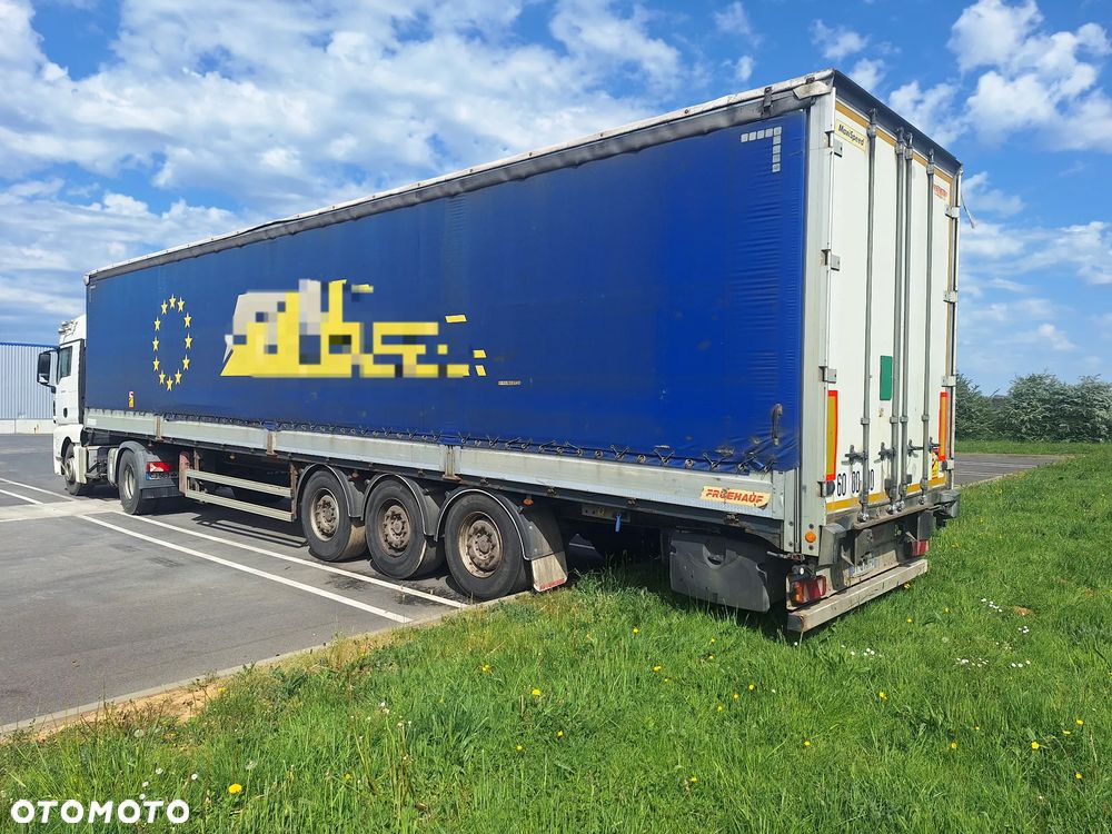 Fruehauf Burtowa Firanka (burto-firana) / SAF / oś podnoszona