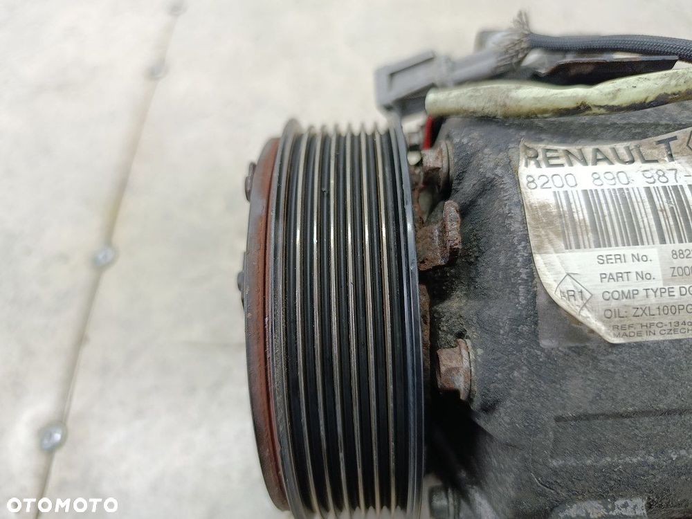 POMPA, SPRĘŻARKA KLIMATYZACJI RENAULT LAGUNA III 8200890987 VALEO 2.0 DCI - 3