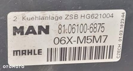 KOMPLET CHŁODNIC MAN TGX EURO 6 81061006875 / 460 KM / 500 KM - 4
