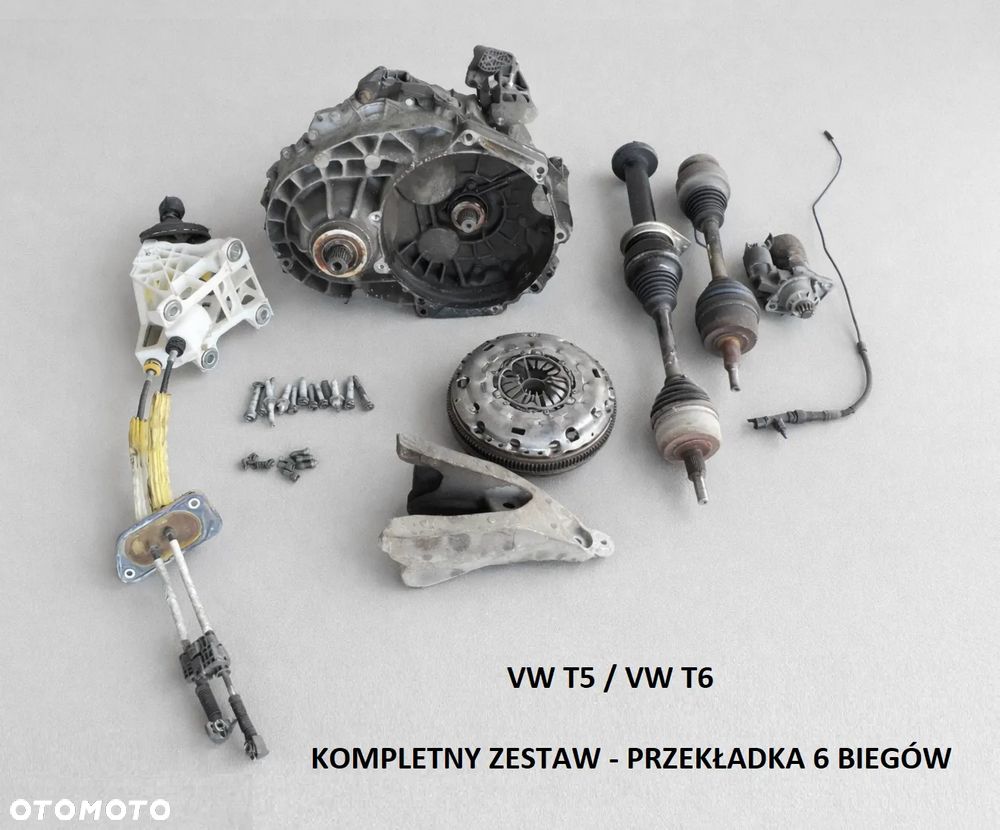 MONTAŻ PRZEKŁADKA SWAP ZESTAW SKRZYNIA 6 BIEGÓW AUTOMAT NA MANUAL VW T5 T6 2.0 TDI CARAVELLE DOKA MULTIVAN TRANSPORTER - 1