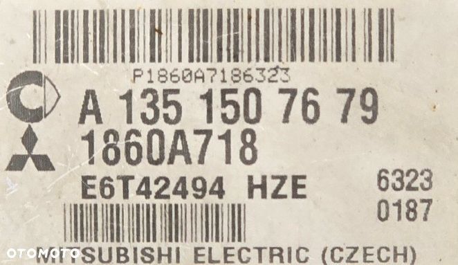 komputer / sterownik silnika mitsubishi colt vi z30 1.3 1.5 b a1351507679 - 4