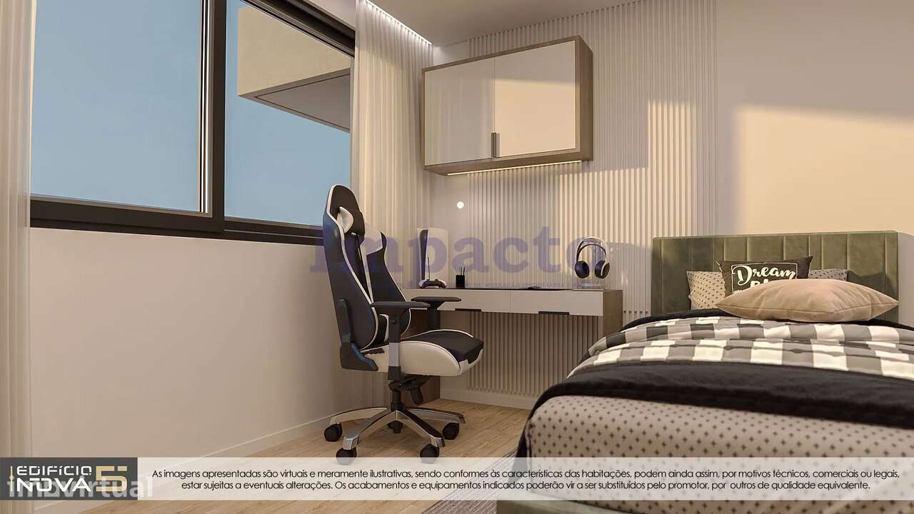 Apartamento T2 novo em São João da Madeira - Grande imagem: 5/20