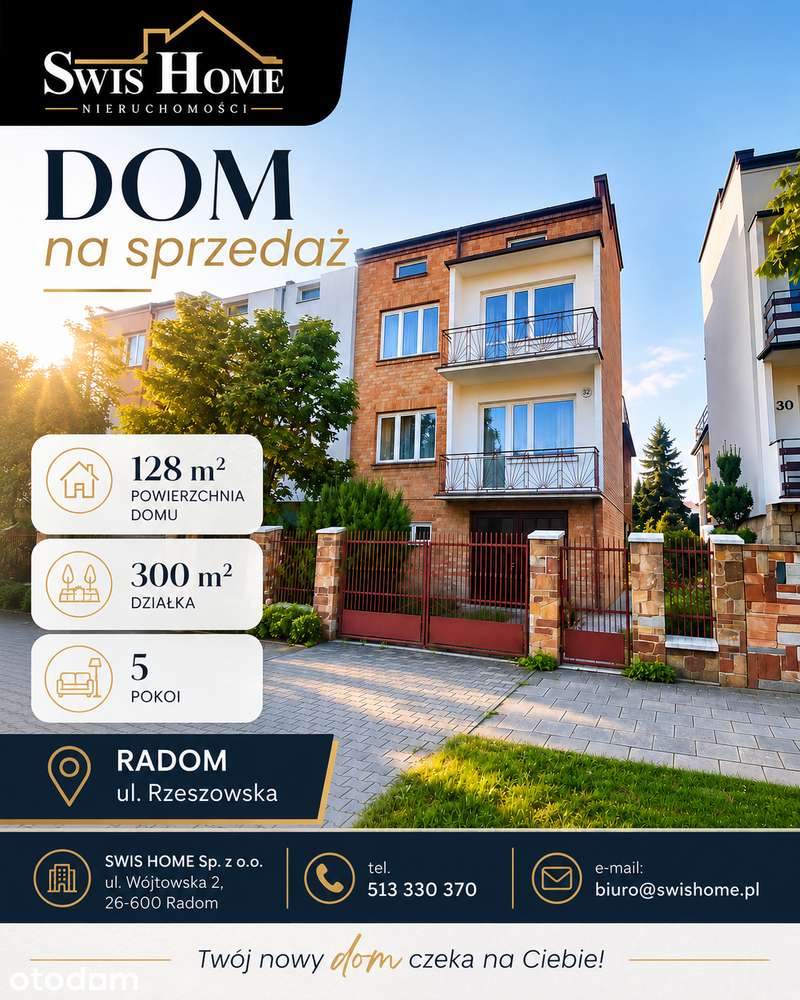 Dom w zabudowie bliźniaczej – Radom, Idalin
