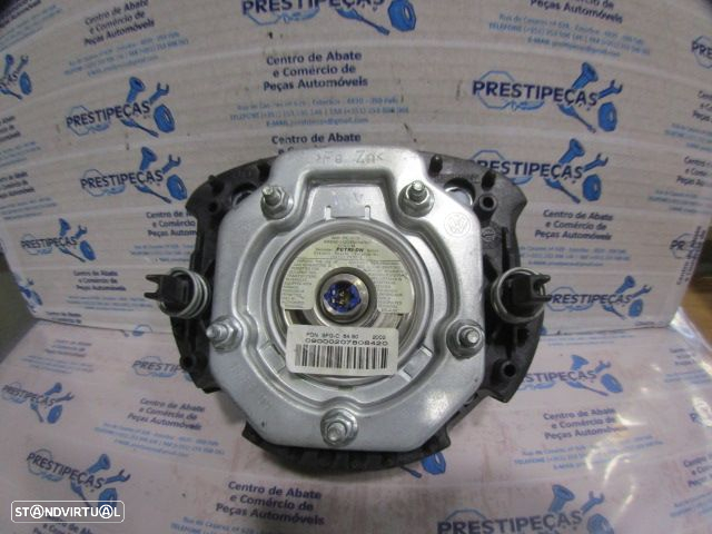Airbag Condutor 6Q0880201J VW POLO 2002 1.2I 64CV 5P CINZA - 2