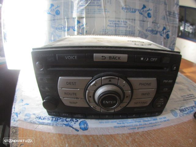 Radios 28185JG44A  NISSAN QASHQAI 1 FASE 1 2008 1.5DCI 105CV 5P CINZENTO ORIGINAL PN-2874F-B CD6K-1490E - 1