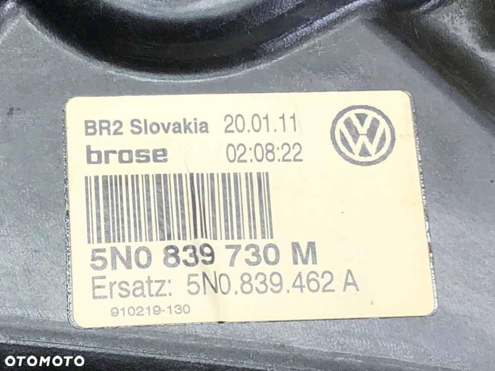 PODNOŚNIK SZYBY PRAWY TYŁ - 114.00 PLN - VW TIGUAN (5N_) 2007 - 2018 2.0 TDI 4motion 103 kW [140 - 3