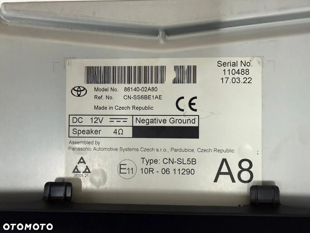 TOYOTA COROLLA XII E21 E210 19-25 RADIO NAWIGACJA EKRAN 86140-02A80 - 5