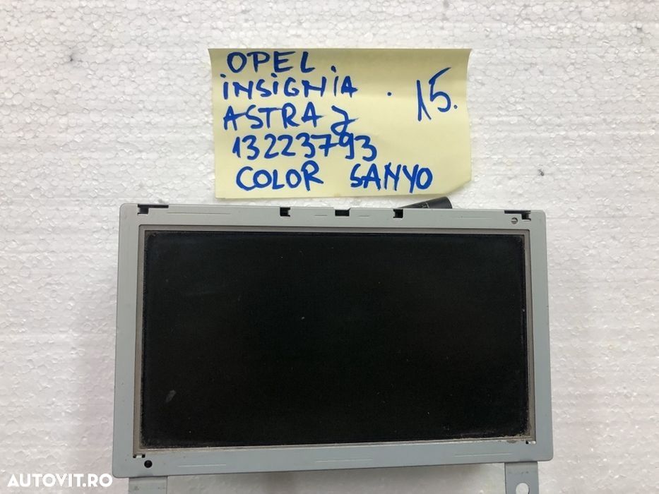 Display color Opel Astra J sau Insignia , cod 13223793 Sanyo - 1