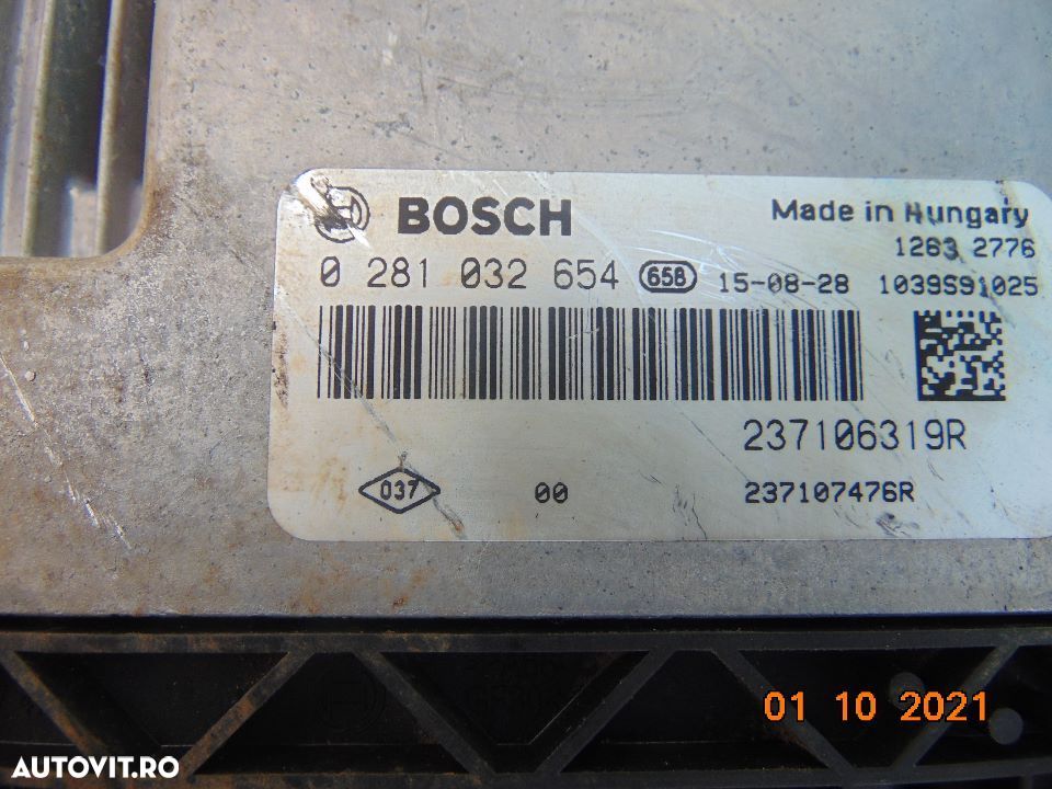 Calculator Motor Renault Clio 4 1.5dci Captur 1.5dci ECu Motor 1.5dci Captur Clio 4 - 1