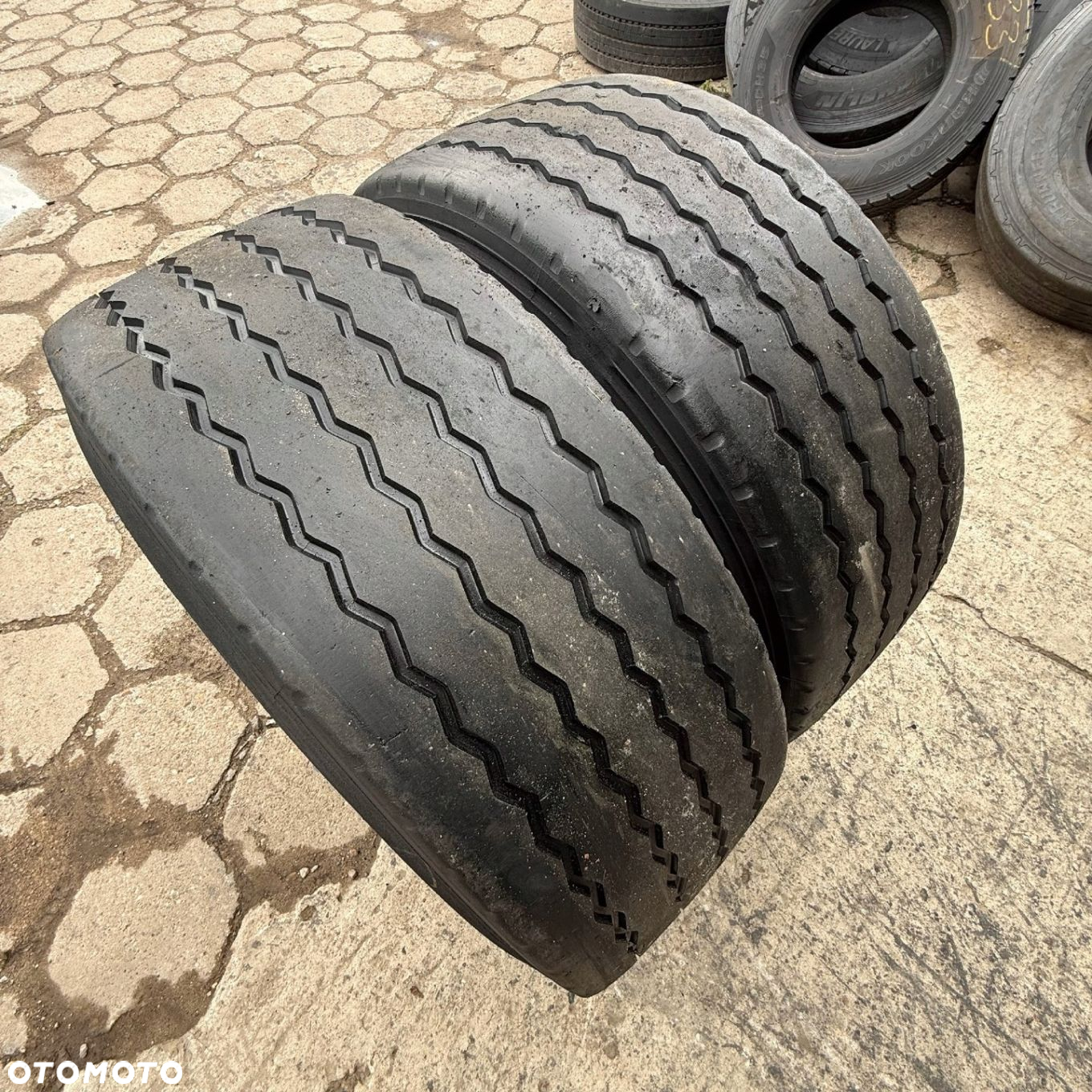 PARA 2 SZTUKI NACZEPA NACZEPOWE 385/65R22.5 GEYERHOSAJA EX-19 TP761A - 6