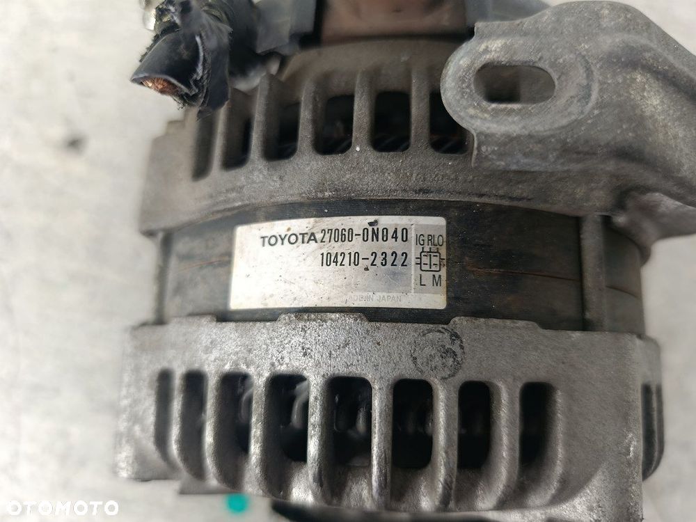 ALTERNATOR TOYOTA YARIS II 27060-0N040  104210-2322 1.4 D-4D - 3