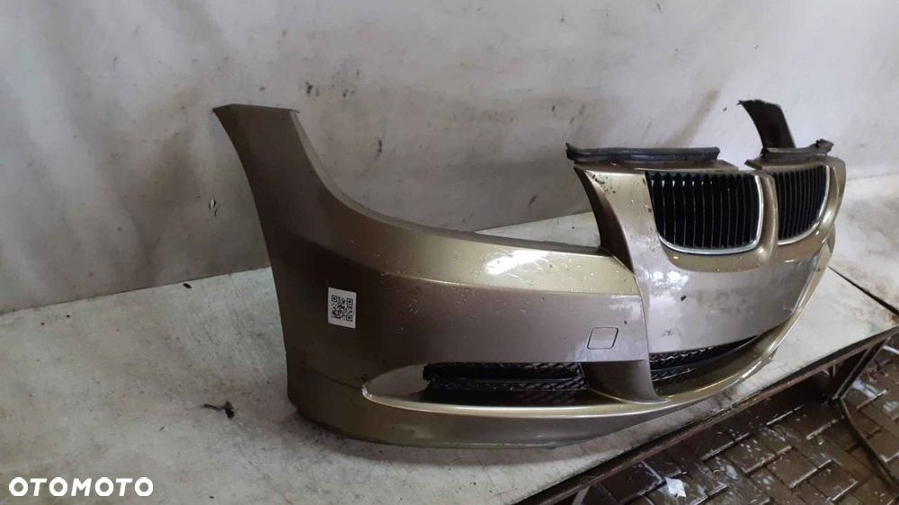 + ZDERZAK PRZÓD PRZEDNI BMW E90 E91 SERIA 3 PLATINUM BRONZE ZŁOTY PIASKOWY HALOGENY - 4