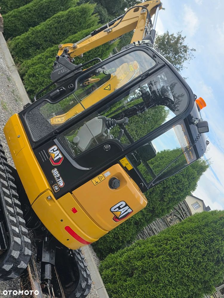 Caterpillar Cena Netto 99 999zł CAT 302.7 CR mini koparka szybkozłącze 3 łyżki piękna serwisowana 1 wł JCB sprowadzona w oryginale - 7